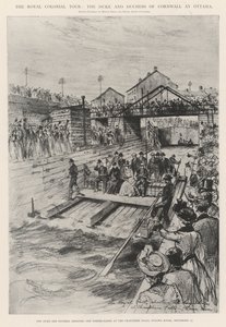 The Royal Colonial Tour, the Duke and Duchess of Cornwall at Ottawa by Melton Prior